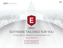 Tablet Screenshot of egtsoftware.com